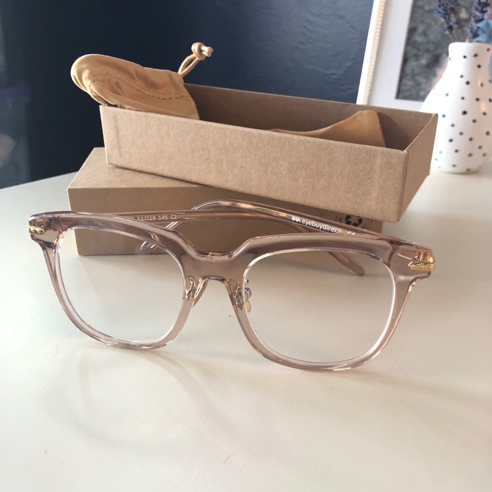 Hadley Champagne Acetate Glasses